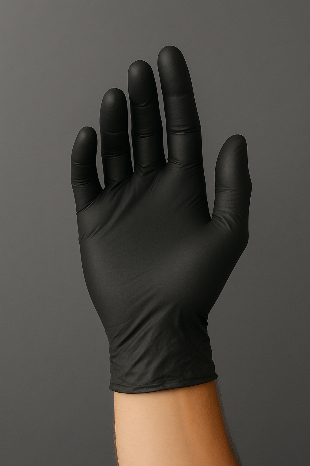 6 Mil Nitrile Black disposable gloves